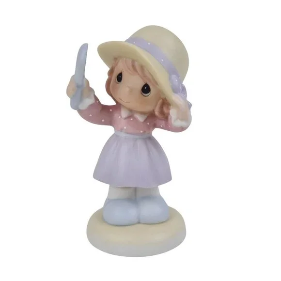 Precious Moments 730238 I'm A Reflection Of Your Love Girl Porcelain Figurine - Picture 2 of 6